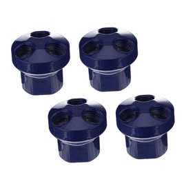 SHINEOFI 4Pcs Air Outlet Manifold Splitter Durable Air Hose Splitter Easy Installation and Stable Performance for Compressors and Pneumatic Systems