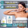 Marine Collagen Capsules 1500mg - 120 Hydrolysed Capsules 60 Day