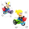 Random Color Kids Simulation Tricycle Toy Music Light Electric Cartoon