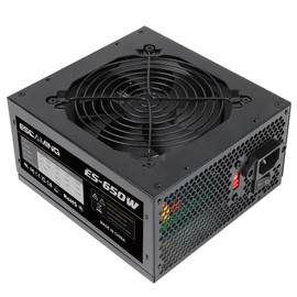 ESGAMING 650W PSU - Non-Modular ATX Power Supply with Auto-Thermally Controlled 120mm Fan and 6+2 Pin Connectors, PFC Protection 115/230V Switch