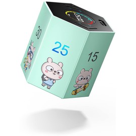 Ticktime Prox LENGTOO, Pomodoro Timer, 5 Levels Volume Adjustment, Quiet Mode, Vibration Mode, Type-C Charging, Automatic Power Off Function, Environmentally Friendly ABS Material, LED HD Screen, For