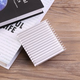 Aluminum Heatsink, 1pc Aluminium Heatsink Good Thermal Conductivity Heat Sink Module Cooler Fin for High Power LED Amplifier Transistor Computer Power IC Power Electric Device 100 * 100 * 18MM