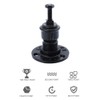 DOITOOL 2 Pcs Stair Railing Brackets Black Handrail Bracket Iron