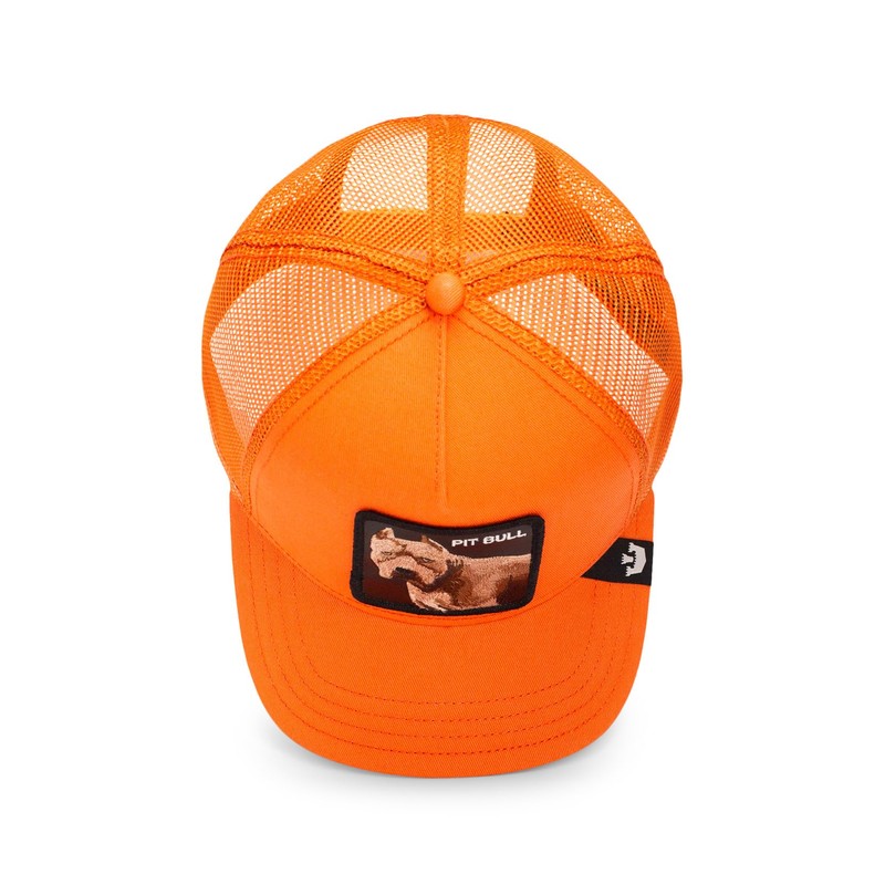Goorin Bros. Trucker Cap The Dog Pitbull Orange Size: One