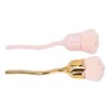 2pcs Nail Dust Remover Pink Rose Nail Powder Cleaning Brush