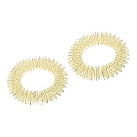 KOMBIUDA 2pcs Wrist Massage for Women Metal Acupressure Bracelets to Relieve Finger Joint Fatigue for and Comfort