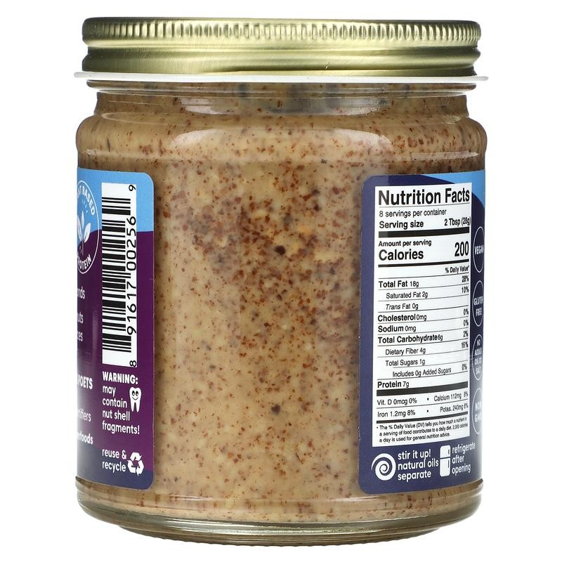 Wilderness Poets Organic Raw Almond Butter, 8 oz (227 g)