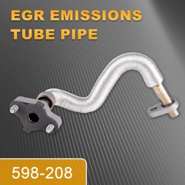 Gakivit 598-208 EGR Emissions Tube Pipe Compatible with Chevy Malibu 2004 2005 2006/Pontiac G6 2006 Replace 12586606 SK598208 598208