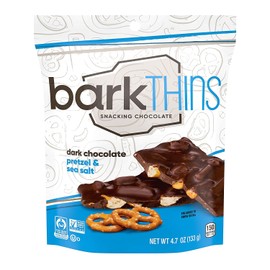 barkTHINS Snacking Chocolate - Dark Chocolate Pretzel w/ Sea Salt - 4.7 oz - 2 pk