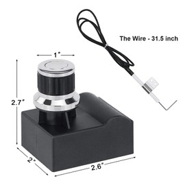 Hisencn 6 Outlets Tact Push Button Grill Ignitor Kit for Home Depot Nexgrill 720-0830H, 720-0888N, 720-0830D, 720-0888, Universal Spark Igniter with Wire Ignition Replacement Kits