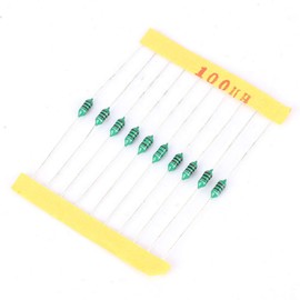 12 Values Inductor, DIP 1/4W Color Ring Choke Inductors Assorted Kit, 1UH 10UH 22UH 33UH 47UH 100UH 150UH 220UH 330UH 470UH 560UH 1MH(Total 120pcs/Each 10)