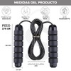 Cuerda para saltar mango antideslizante tamaño ajustable 3 metros cuerda