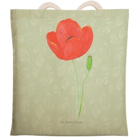 Mr. & Mrs. Panda Poppy Shopping Bag, Green