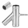 Coolant Y Hose Pipe Flange Housing Aluminium Connector 1K0121087H Fit