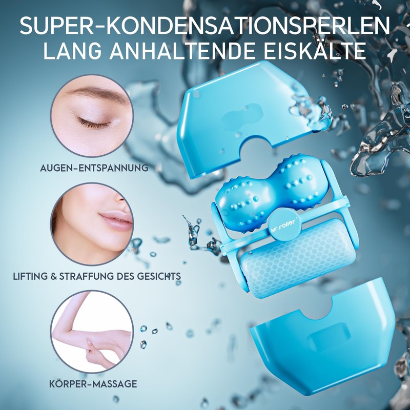 Mr.roller Ice Roller, Eisroller Gesicht, Ice Roller Gesicht, Silikon Ice