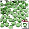 144pc Loose Flatback Acrylic Rhinestones Round 11mm - Flatback Crystal