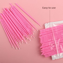 500 microcepillos aplicadores, microhisopos, varitas desechables para rímel de pestañas, herramientas de maquillaje para extensiones de pestañas