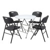 Set of 4 Commercial Folding Chair Seat Event Set for