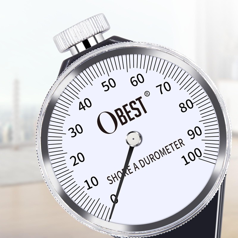 OBEST Hardness Tester, Analog Durometer (A-type), Hardness Measurement 0-100 HA..