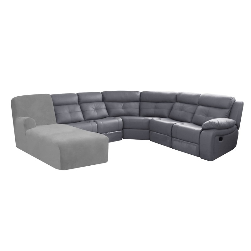ULTICOR Additional Chaise Cover (Light Grey, Large - Left Chaise)