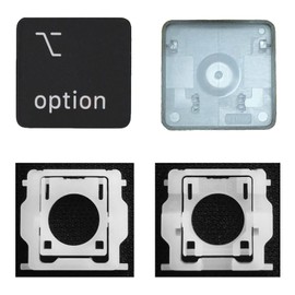 MACSEEJI Replacement Individual Key Cap with Hinge for (M1 M2 M3 M4) MacBook Pro A2141 A2251 A2289 A2338 A2442 A2485 A2779 MacBook Air A2179 A2337 A2681 2021-2024 (Right Option Key)