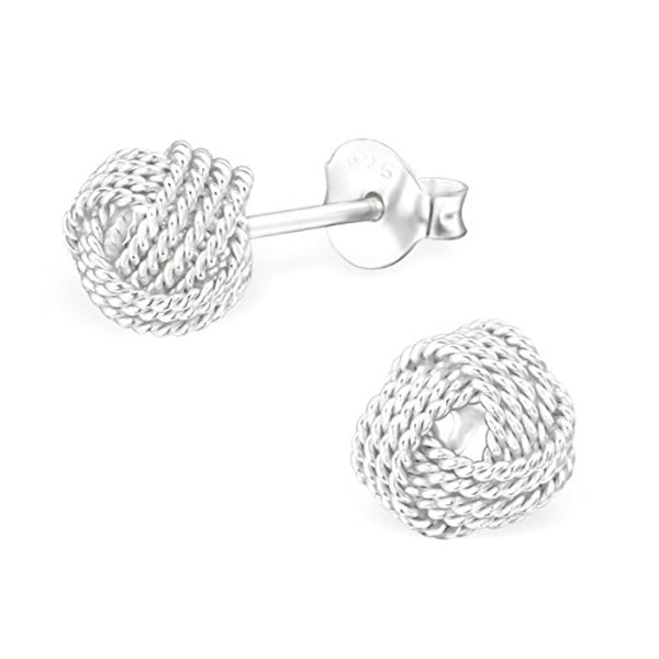 DTPsilver® Small Earrings 925 Sterling Silver Yellow Gold-Plated or Rose