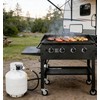 CALPOSE Propane Regulator with Quick Connect Fittings and ON/Off Valve