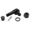 Felgenfactory 2x Motorcycle Aluminium Angle Valve Black 8.3 mm Valves
