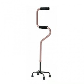 Elderly Standing Bowl Cane Standing on Your Own Four Legs Cane Three Legs Octopus Feet Pink for seniors (OT-31PK)