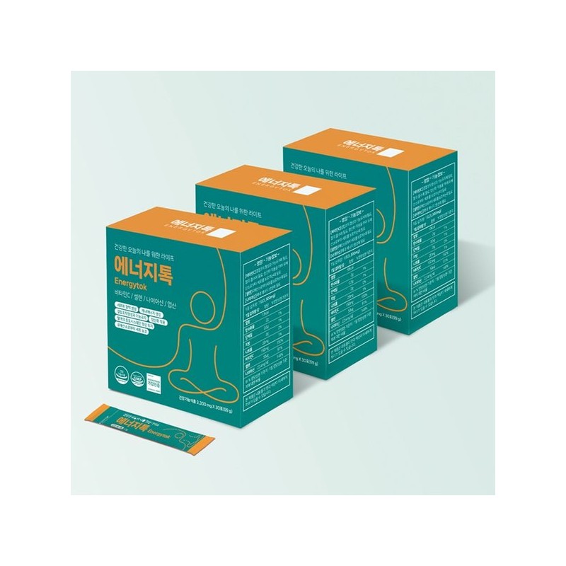 The Classium [비올라스]에너지톡3,500mgx10포x3개입(105g) [Violas] Energy Talk 3,500mg x 10 packs