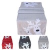 texpot Table Runner 40 x 140 cm Ecru White Silver