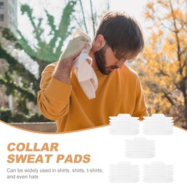 Healeved Pack of 60 Collar Protection Welding Pads, Collar Protector Welding Pads with Disposable Collar Protection, Disposable Welding Pads for Neck Collars, Collar Welding Pads for Shirts, Sweat