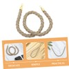 OSALADI Jute Weave Guardrail Hanging Rope Crowd Control Ropes for