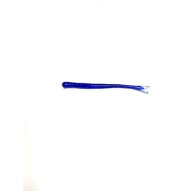 Softy Lure 20 Pcs 4-1/2" Drop Shot Finesse Worms (Scent, Float), Soft Plastic, Bass Fishing Worms (Morning Dawn) (Blue Shad with Red Flakes)