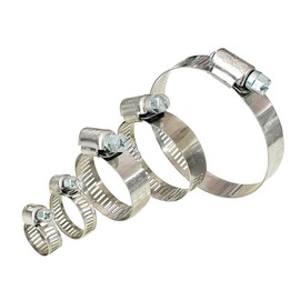 NITRO4X4 Stainless Steel Hose Clamps Set - 26 Pack Adjustable Hose Clamp (1/4 to 2-3/4 Inch, 6-70mm) - Heavy Duty Radiator Hose Clamps for Fuel Line, Plumbing, Automotive, and Mechanical Applications