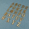 4.5CM Self Adhesive Solid Brass Letters Wall sticker Gold English