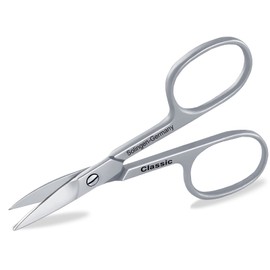 Nagelschere aus Solingen Classic Modell mit einseitiger Mikroverzahnung FuÃnagelschere Made in Germany mit Extra Scharfer und gebogener SchnittflÃ¤che fÃ¼r HÃ¤nde und FÃ¼Ãe Edelstahl Rostfrei 9,5 cm
