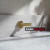 4 Pack Brushed Gold Door Stopper with White Tip, 304