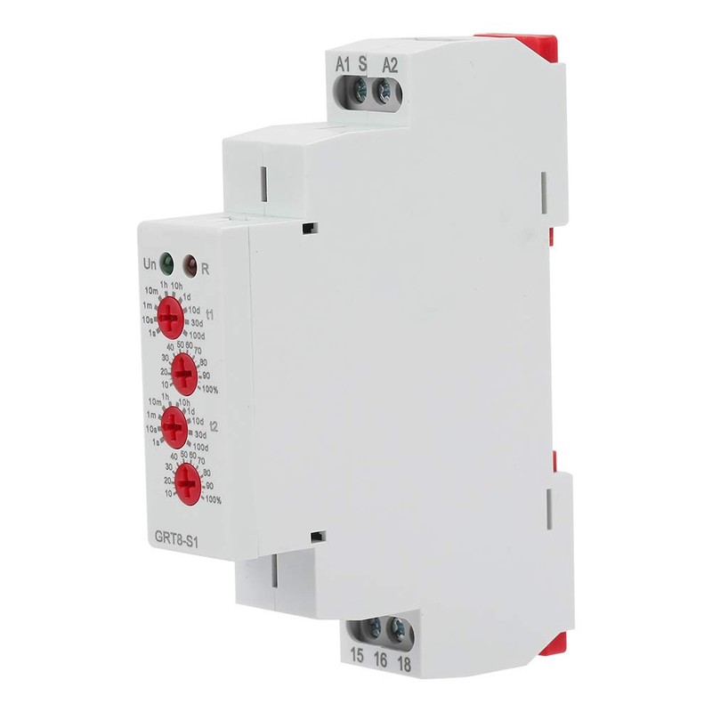 Asymmetric Cycle Timer, GRT8-S1 Mini Delay Relay Electronic Repeat ON/Off