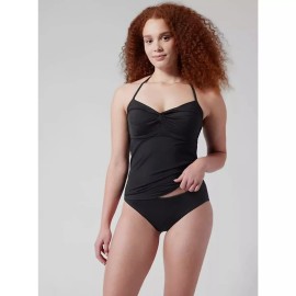 Athleta NWT Athleta Black Hampton Bra Cup Tankini Top Sz. 36 D/DD Swim Beach Classic $89