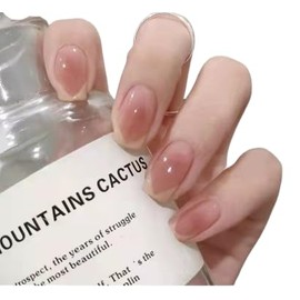 ncip07 False Nail Tip, Short, Nailtips, Cute, Plain, Simple, Self-Nail Style, False Nail