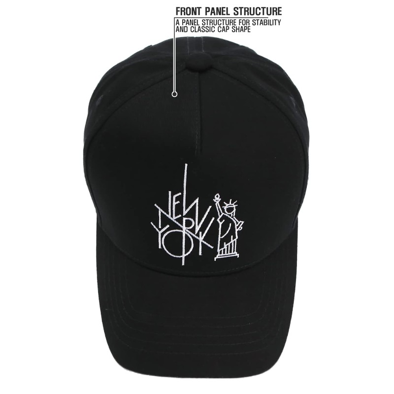 FLIPPER NYC New York Statue of Liberty Embroidered Cap, Men's,