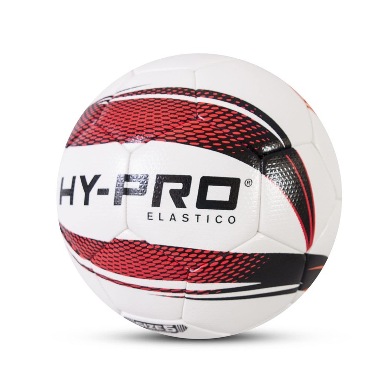 Hy-Pro Elastico Match Football Size 4, red, Black and Orange