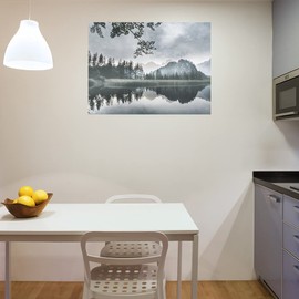 Fine Art Canvas Evening Melody Canvas Wall Decor by Artist Irene Weisz for Living Room, Bedroom, Bathroom, Kitchen, Office, Bar, Dining & Guest Room - Ready to Hang - 32 in x 24 in