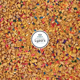 Peanut Brittle Crunch Coat with Sprinkles 6 LB - Ice Cream & Dessert Topping - Gift of One Bulk Bag by Lyza's Sweets & Treats