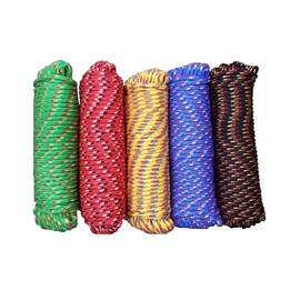 BARON MFG Rope Poly DMND BRD 1/4INX100FT 52807