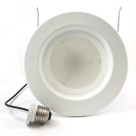 5-6 in Recessed LED 12W 3000K Retrofit Downlight Kit - 100w eq.