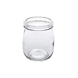 American Metalcraft MJ22 Mason Jars, 4.375" Length x 4.375" Width, Clear