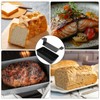YHNDECO Carbon Steel Bread Baking Mould, Meatloaf Mould with Drain