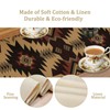 Ethnic Southwestern Table Runner,Navajo Tribal Native Boho Geometric Pattern Aztec